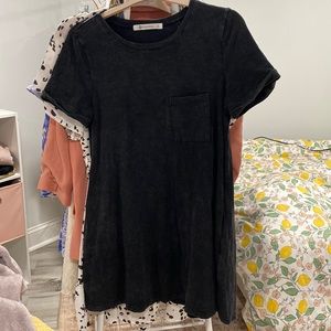 Dark Gray T-shirt Dress. Size Small.